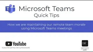 How we are maintaining our remote team morale using Microsoft