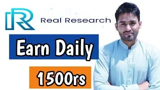 How to Earn Money with Real Research App !! Earn Daily 1500rs