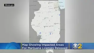 Map Showing Impacted Areas For Marijuana Licenses Released