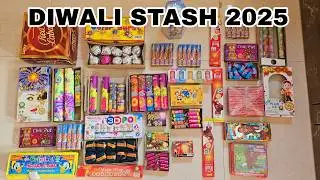 Diwali Stash 2025 | Diwali Celebration 2025 | Diwali Firecracker Testing | Diwali Fireworks 2025