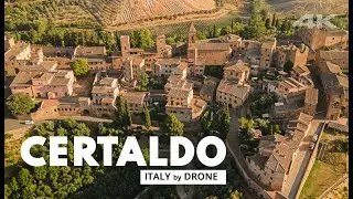 CERTALDO ALTO What to see and do in Certaldo, Italy by drone | Tuscany 4K movie Italia