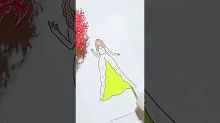 Beautiful Glitter Dress 👗 Satisfying Artwork #viralvideo #trending #shorts #ytshorts #satisfying