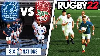 SCOTLAND vs ENGLAND | 6 Nations 2024 Round 3 | CALCUTTA Rugby 22 Legend Difficulty Legend Difficulty