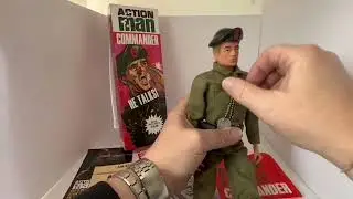 Винтажная 12-дюймовая фигурка Action Man 2007 года, выпущенная в честь 40-летия, в оригинальной к...