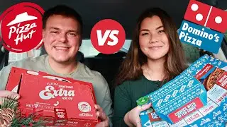 finding the *BEST* festive pizza!! | PIZZA HUT VS DOMINOS