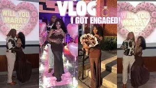 Vlog | We got engaged! Engagement almost ruined? Surprise proposal | Celebration & More