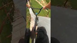 WORLD FIRST!? Frontbonk to Frontflip a Peterland 🔥👽 #bmx #nitrocircus #bmxitalia #freestyleitalia
