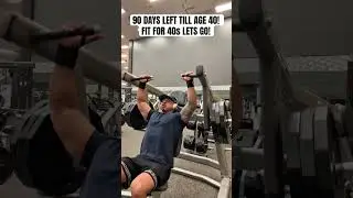 90days left till age 40! Push day. Fit for 40s let&rsquo;s go! #pushday #flex #lifthard #fitfor40s #letsgo