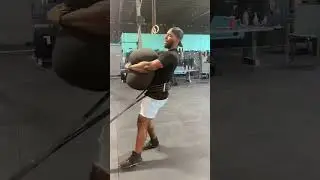 Heavy sled + sandbag carry