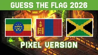Guess The Flag Quiz: 8-Bit Pixel Art Edition | 2026 Retro Challenge