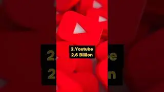 Top10 most used social app in the world| #shorts #viral #trending