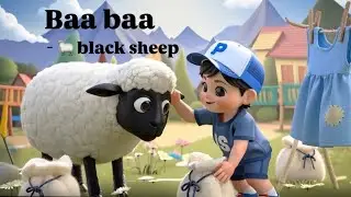 Baa Baa Black Sheep | Fun Kids Nursery Rhyme | Sing Along Song for Children
