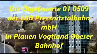 Sonderzug ´Rund um das Erzgebirge´in Plauen Vogtland Oberer Bahnhof am 25 03 2023