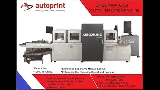 AUTOPRINT||CHECKMATE50||Carton Inspection Machine||MALAYSIA CLIENT||Coimbatore||India