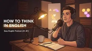 HOW TO THINK IN ENGLISH | Easy English Learning Podcast (A1–B1)