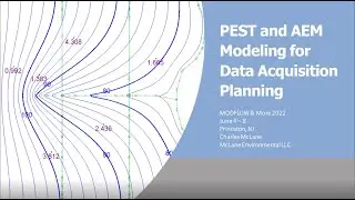 PEST and AEM Modeling for Data Acquisition Planning: MODFLOW & More 2022