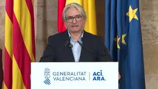 Reuni&oacute; d'UGT PV, CCOO PV i CEV amb el president de la Generalitat