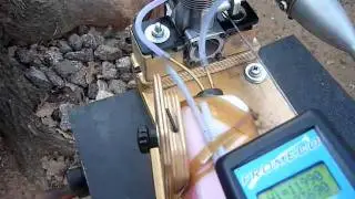 Irvine 61 RC engine test run