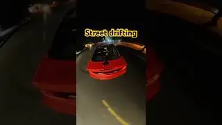 Уличный дрифтинг на профессиональном автомобиле