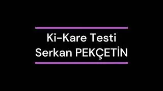 SPSS Ders 12-Ki Kare Testi