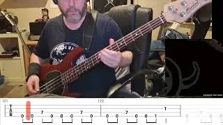 Metallica - Wherever I May Roam (Bass Cover w/ Bass Tabs)