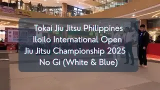#MartialArts Iloilo International Open Jiu Jitsu Championship 2025 No Gi (White & Blue)
