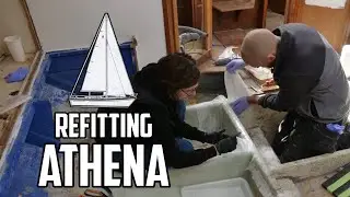 Sail Life - Hull cleaning and structual members with Ava - DIY sailboat repair
