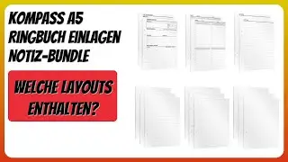 BEWERTUNG (2026): KOMPASS A5 Ringbuch Einlagen Notiz-Bundle. Infos