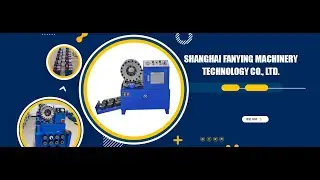 2 inch hose crimping machine's working show#hydraulic#hose #hydraulichose#hydro#hosemachine#Fanying