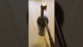How to open wine bottle with a lighter no corkscrew