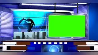 News Studio Background #1 | News Studio Green Screen #GreenScreenStudio