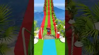 GTA 5 Epic Water Ragdolls Spiderman Jump/Fails Ep 170 #shorts