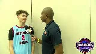 2023 Braylen Blue (Movement Hoops) Interview with Craig Harden at 2022 Grassroots Showcase!