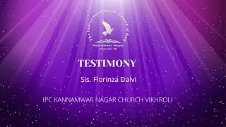 Sister  Florinza John Dalvi's Testimony