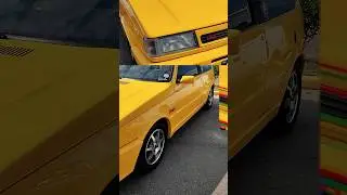 Fiat Uno Turbo placa preta ! Uma das rar&iacute;ssimas unidades fabricadas na cor amarelo 💛