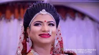 Royal bridal makeup by aanya14 YEARS OLD GIRL WITH MAGICAL HAND,hair class start 17 March 9920127706