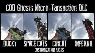 COD Ghosts DLC Camos - Ducky, Space Cats, Circuit, Inferno