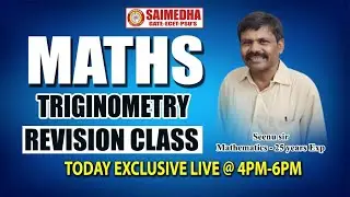 AP/TG ECET 2025 II MATHS - PREPARATION LIVE II SAIMEDHA