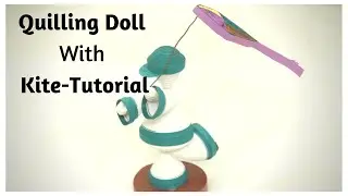 Easy quilling doll making|3d Quilling doll tutorial|Quilling doll