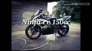 Ninja rr 2015 Hitam putih special edition
