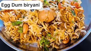 Egg Dum biryani| Egg biryani | Egg recipe| #egg 