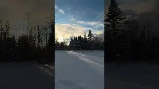 This Peaceful Winter Scene Is Our Real Life #cabinlife #homesteading