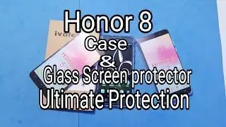 Honor 8 Tempered Glass Screen Protector & Clear Case Review | Ultimate Protection 2016