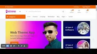 Web Theme App a Software Development Company