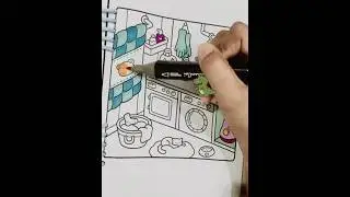 🫟🤍#colorwithme #art #arttherapy #drawing #coloringadventure