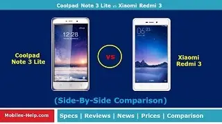 Coolpad Note 3 Lite vs Redmi 3 - What Is Difference?
