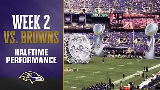 FULL 30th Season Celebration Halftime Celebration with Mixed Reality | Baltimore Ravens