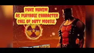 IF Duke Nukem was a character skin in call of duty mobile