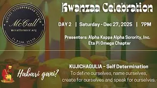Day 2: Kujichagulia Self-Determination 12/27 |Alpha Kappa Alpha Sorority, Inc., Eta Pi Omega Chapter