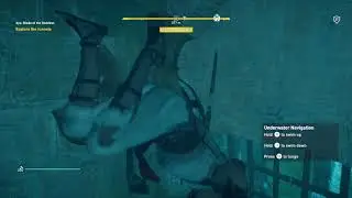 Assassin's Creed: Origins - Aya: Blade of the Goddess: Aya & Bayek Explore The Tunnels, Swimming PS4